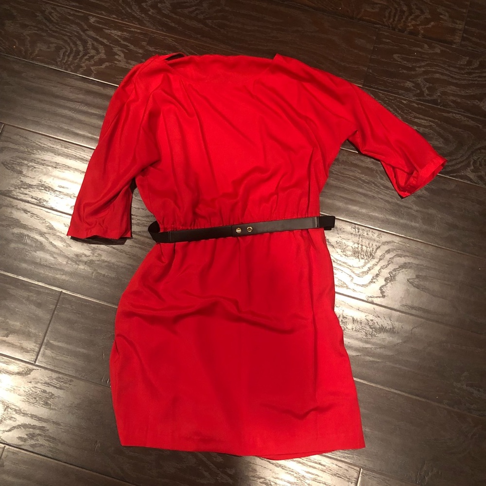 Red dress
